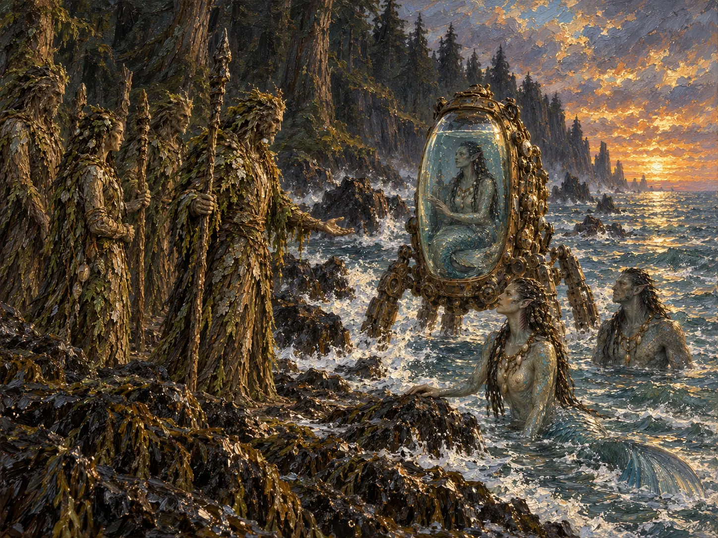 The mer were received with courtesy by the Shira